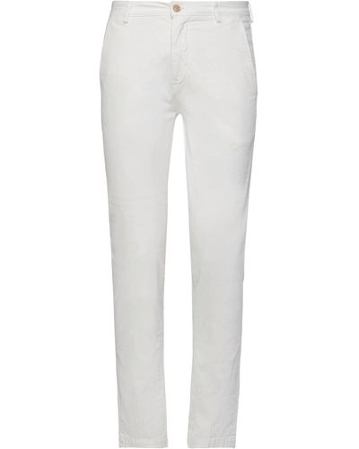 Yan Simmon Ivory Pants Cotton, Elastane - White
