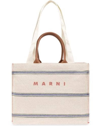 Marni Schultertasche - Natur