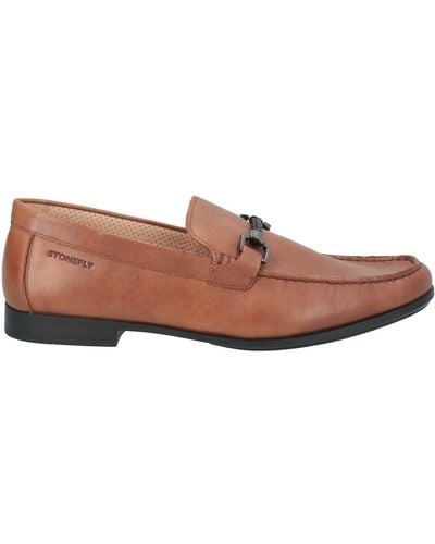 Stonefly Loafers Calfskin - Brown