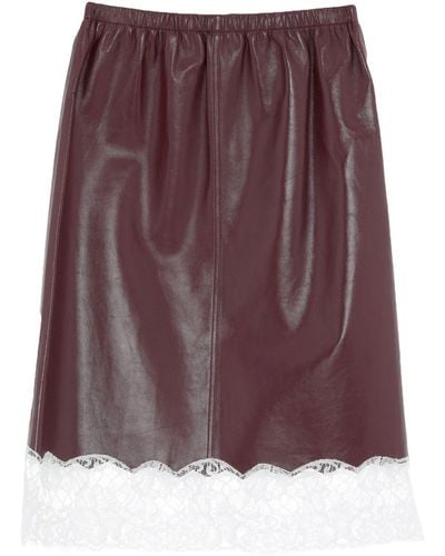 CALVIN KLEIN 205W39NYC 3/4 Length Skirt - Purple