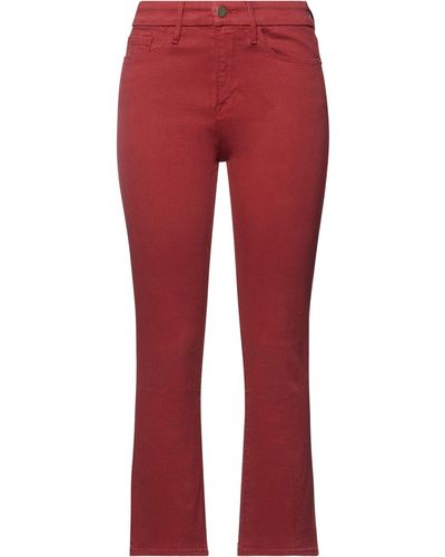 FRAME Pantalon en jean - Rouge