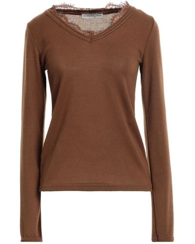 Boutique De La Femme Sweater - Brown