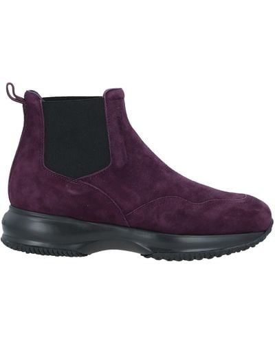 Hogan Ankle Boots - Purple