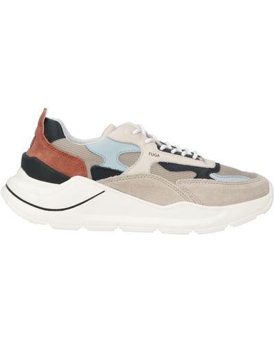 Replay Sneakers Leather, Textile Fibers - White