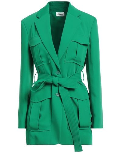 P.A.R.O.S.H. Overcoat & Trench Coat - Green