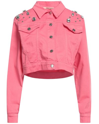 Angela Davis Denim Outerwear - Pink