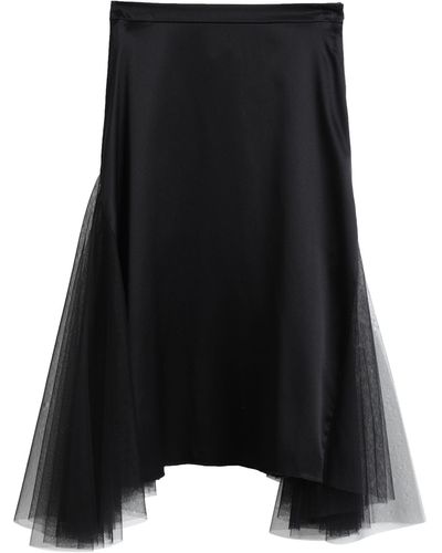 L'Autre Chose Midi Skirt - Black
