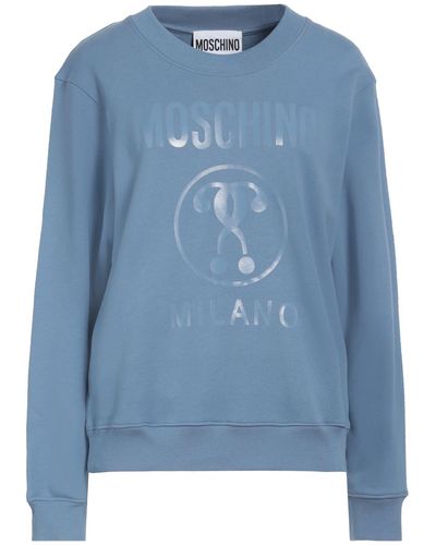 Moschino Pastel Sweatshirt Cotton - Blue