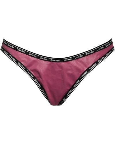 Calvin Klein Bikini Bottoms & Swim Briefs - Purple