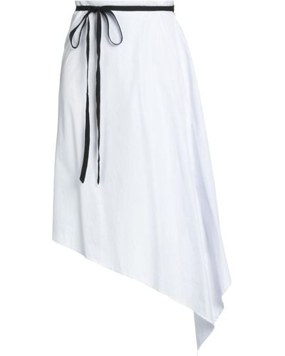 Ann Demeulemeester Midi Skirt - White