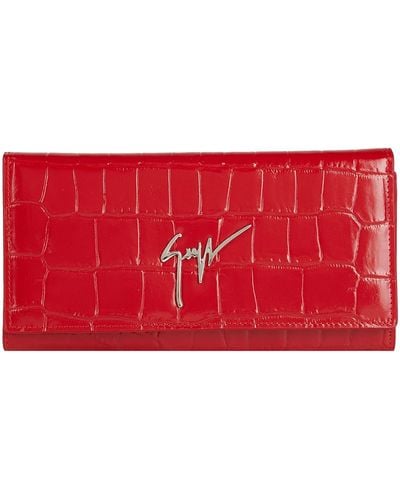 Giuseppe Zanotti Wallet Leather - Red