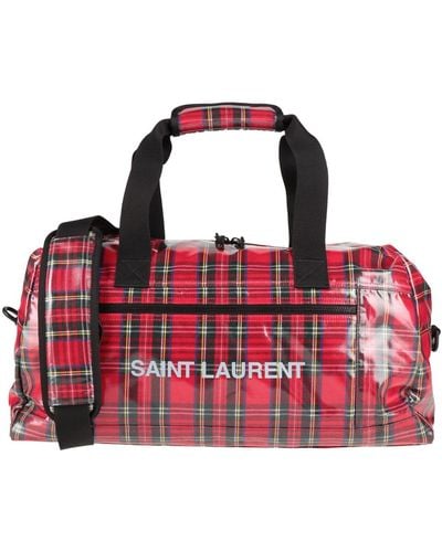 Saint Laurent Duffel Bags - Red