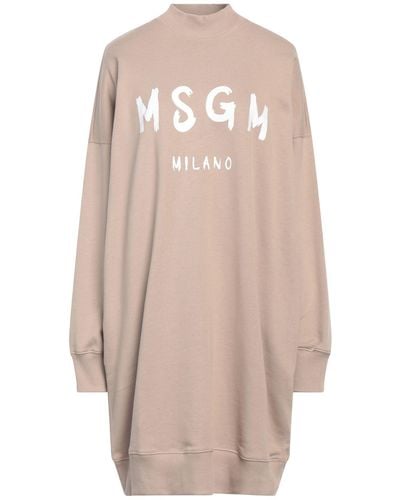 MSGM Mini Dress - Natural