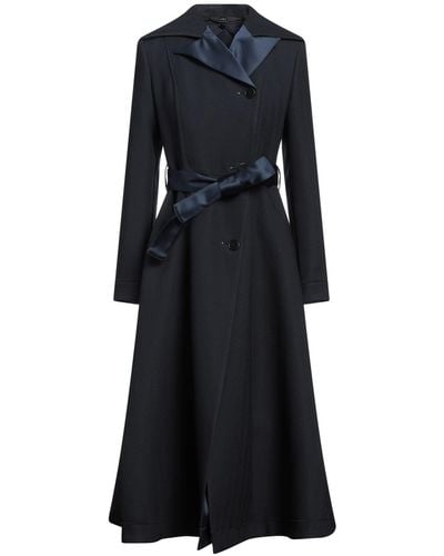 High Overcoat & Trench Coat - Black