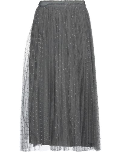 RED Valentino Midi Skirt - Grey