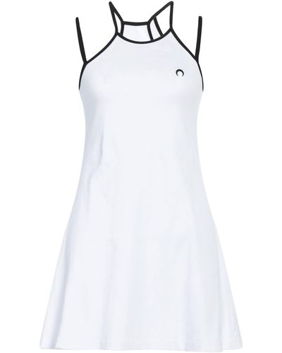 Marine Serre Mini Dress - White