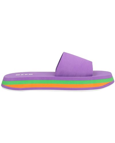 MSGM Sandals - Purple
