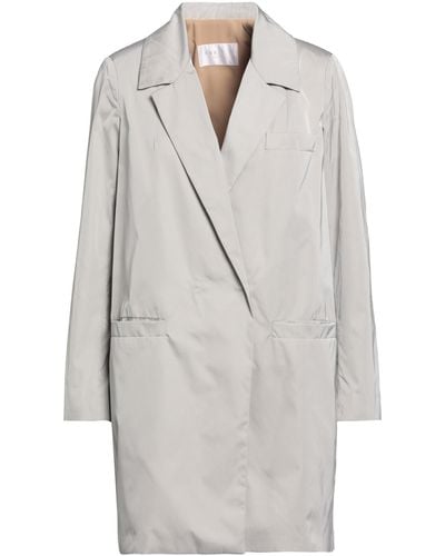 Annie P Overcoat & Trench Coat - Grey