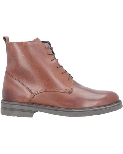 Tsd12 Ankle Boots Leather - Brown