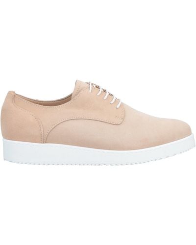 Carlo Pazolini Lace-Up Shoes Soft Leather - Natural
