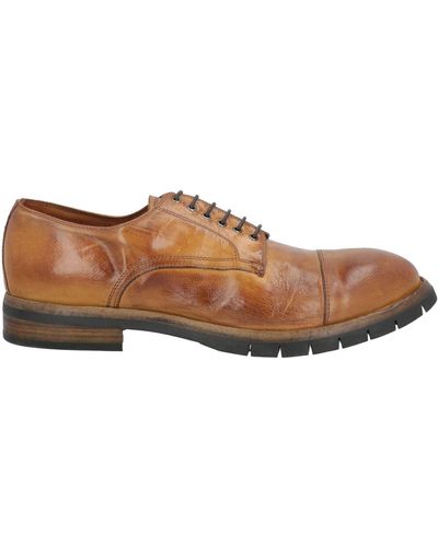 Eleventy Tan Lace-Up Shoes Soft Leather - Brown