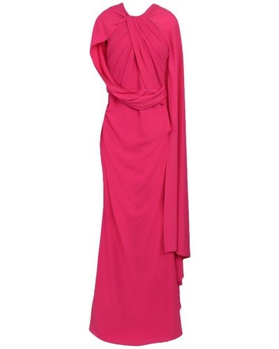 Talbot Runhof Maxi Dress - Pink