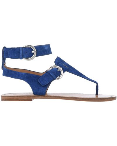 Sigerson Morrison Toe Post Sandals - Blue