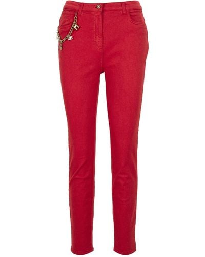 Elisabetta Franchi Pantaloni Jeans - Rosso