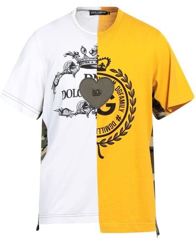 Dolce & Gabbana T-shirts - Gelb