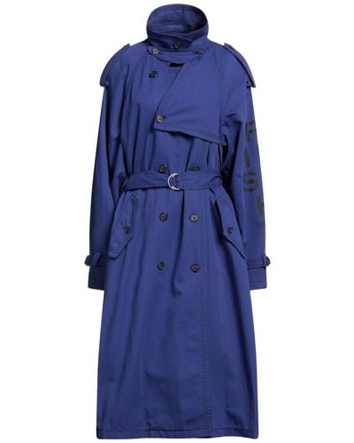 Philosophy Di Lorenzo Serafini Overcoat & Trench Coat - Blue