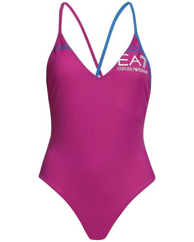 EA7 One-piece Swimsuit - Purple