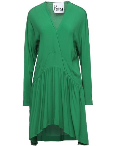 8pm Short Dress - Green