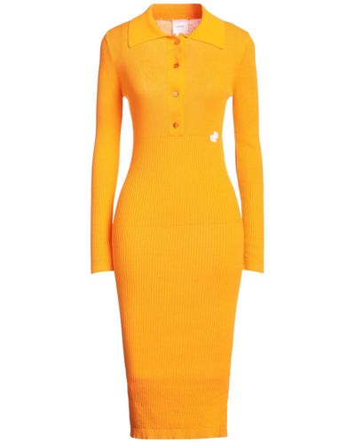 Patou Midi Dress - Orange