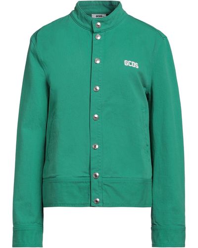 Gcds Denim Outerwear - Green