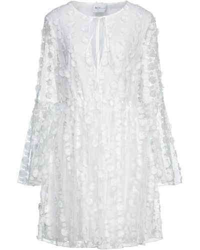 be Blumarine Mini-Kleid - Weiß