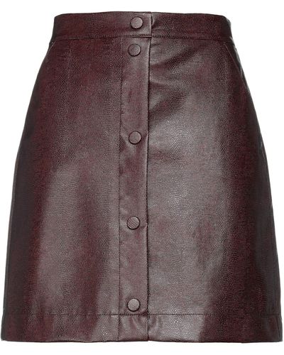 Marella Mini Skirt - Brown