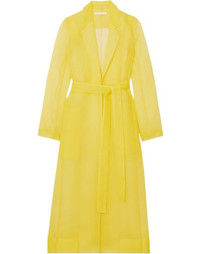 Jason Wu Manteau long et trench - Jaune