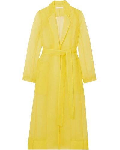 Jason Wu Overcoat & Trench Coat - Yellow
