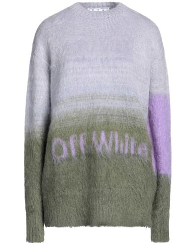 Off-White c/o Virgil Abloh Wool Sweater - Purple