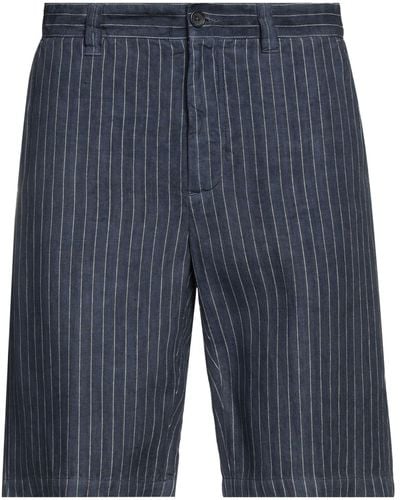 120% Lino Shorts & Bermuda Shorts - Blue