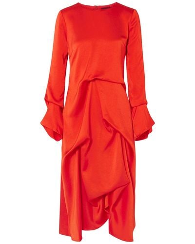 Sies Marjan Vestito Midi - Rosso