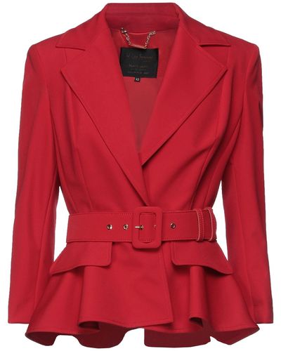 W Les Femmes By Babylon Suit Jacket - Red