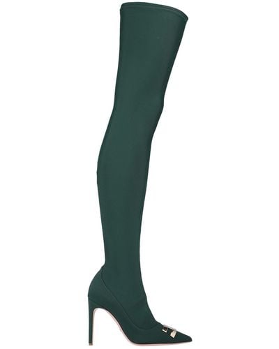 Elisabetta Franchi Knee Boots - Green