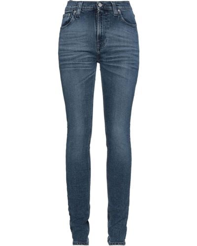 Nudie Jeans Denim Trousers - Blue