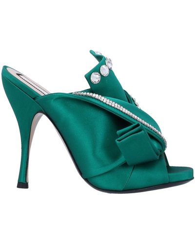 N°21 Sandals - Green