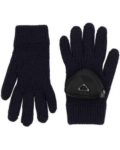 Prada Gloves - Blue