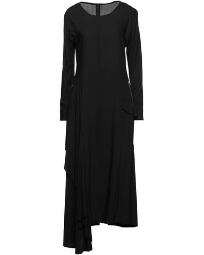 Yohji Yamamoto Midi Dress - Black