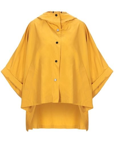 Isabel Benenato Overcoat - Yellow
