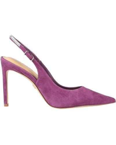 Lola Cruz Court Shoes - Purple