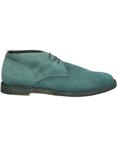 Pantanetti Emerald Ankle Boots Leather - Green
